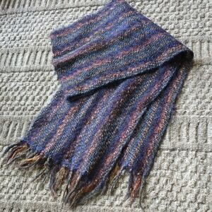 Handmade Multicolor Knit Scarf